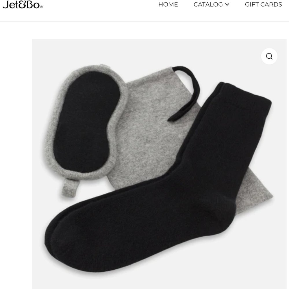 Jet & Bo 'B'air Essentials' Cashmere Travel Kit NIB